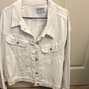 Old Navy Women's Jean Jacket - Cream